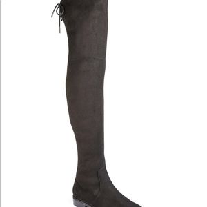 Simply Be Over the Knee Black Boots Wide Calf